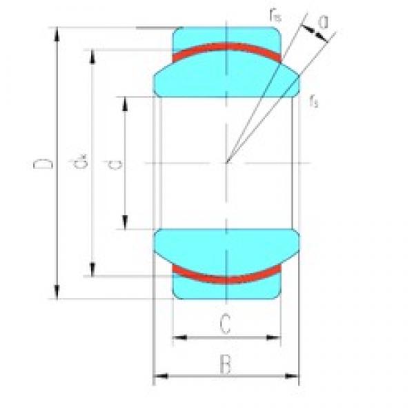 25 mm x 42 mm x 20 mm  LS GE25N подшипники скольжения #1 image