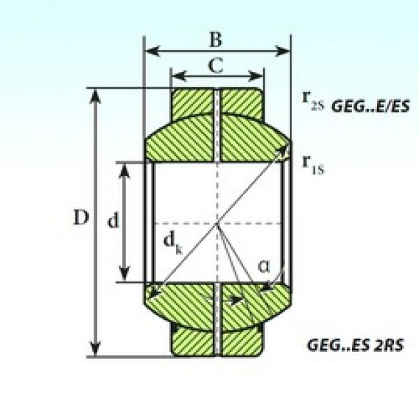 50 mm x 90 mm x 56 mm  ISB GEG 50 ES подшипники скольжения #1 image