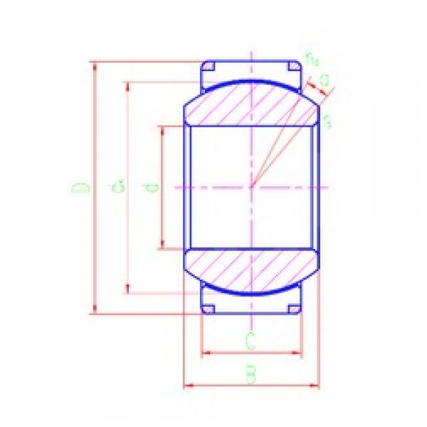 320 mm x 460 mm x 230 mm  LS GEH320XT подшипники скольжения #1 image