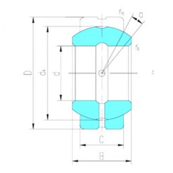 300 mm x 430 mm x 165 mm  LS GE300ES подшипники скольжения #1 image