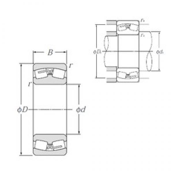 950 mm x 1 250 mm x 224 mm  NTN 239/950 сферические роликоподшипники #1 image