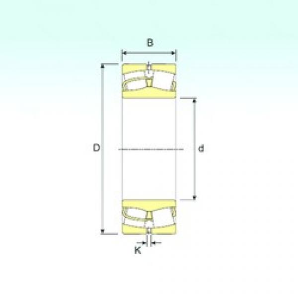 80 mm x 170 mm x 58 mm  ISB 22316 VA сферические роликоподшипники #1 image