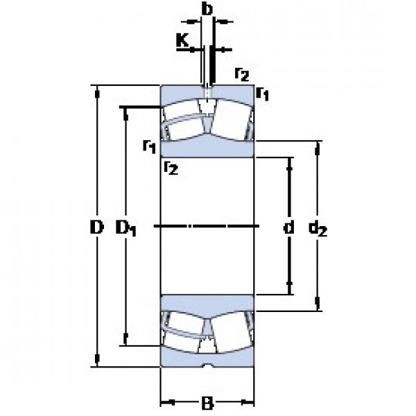 30 mm x 62 mm x 20 mm  SKF 22206 E сферические роликоподшипники #1 image