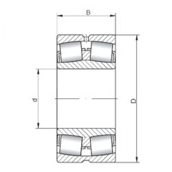 170 mm x 230 mm x 45 mm  ISO 23934W33 сферические роликоподшипники #1 image