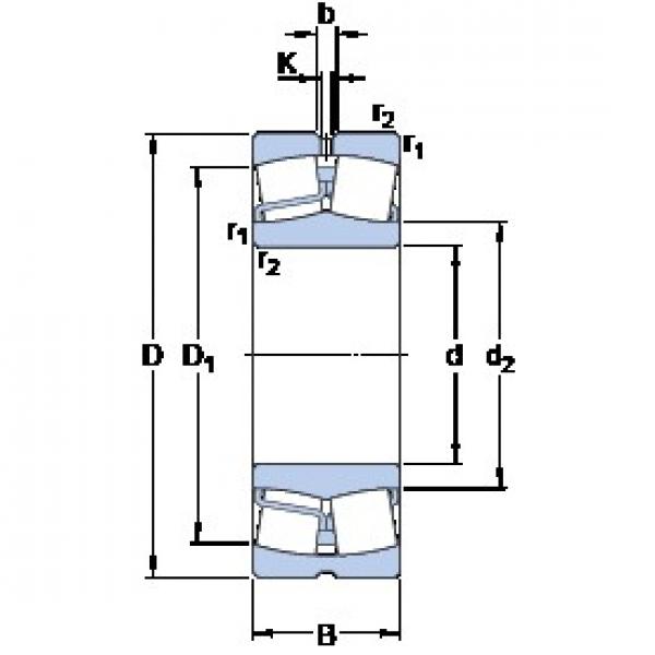 95 mm x 200 mm x 67 mm  SKF 22319 E сферические роликоподшипники #1 image