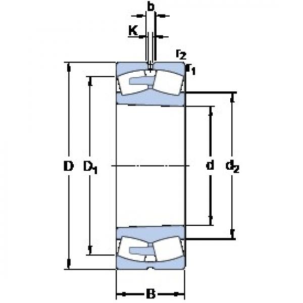 460 mm x 760 mm x 240 mm  SKF 23192 CAK/W33 сферические роликоподшипники #1 image