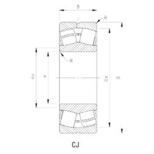 120 mm x 260 mm x 86 mm  Timken 22324CJ сферические роликоподшипники #1 image