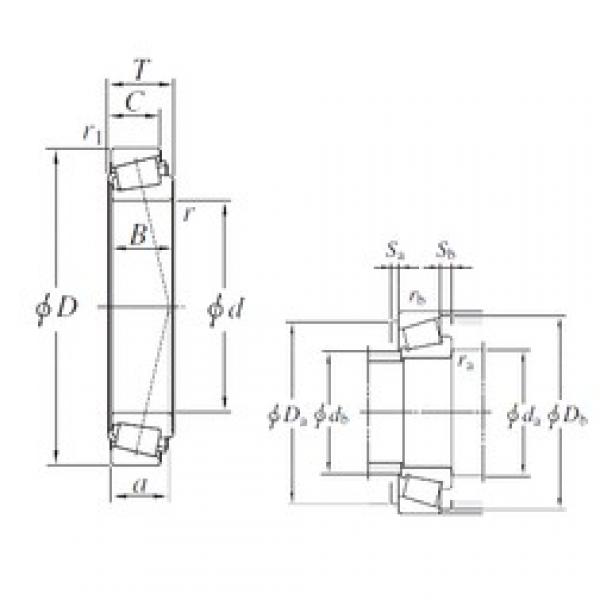 203,2 mm x 276,225 mm x 42,863 mm  KOYO LM241149/LM241110 конические роликовые подшипники #1 image