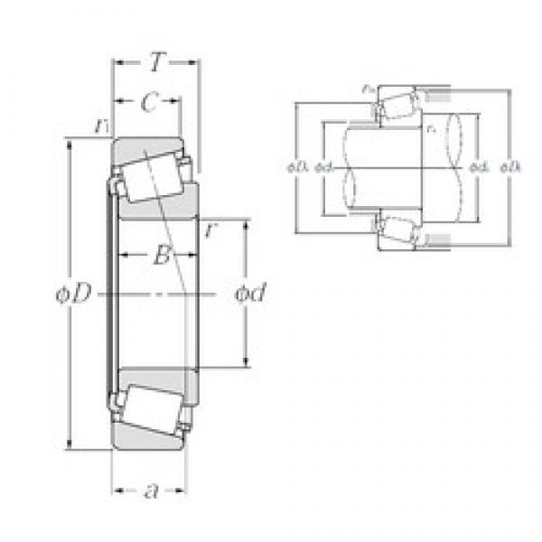 123,825 mm x 182,562 mm x 38,1 mm  NTN 4T-48286/48220 конические роликовые подшипники #1 image