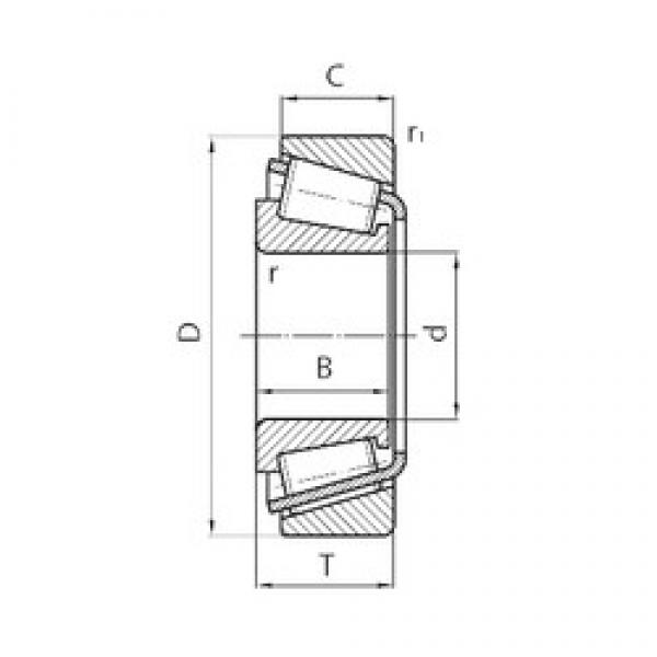 28 mm x 55 mm x 13,65 mm  Timken NP797735-99401 конические роликовые подшипники #1 image