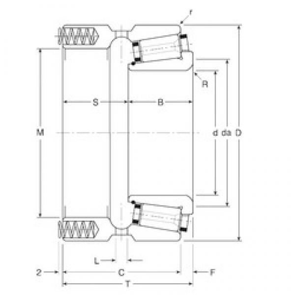 118 mm x 180,975 mm x 50 mm  Gamet 181118/181180XP конические роликовые подшипники #1 image