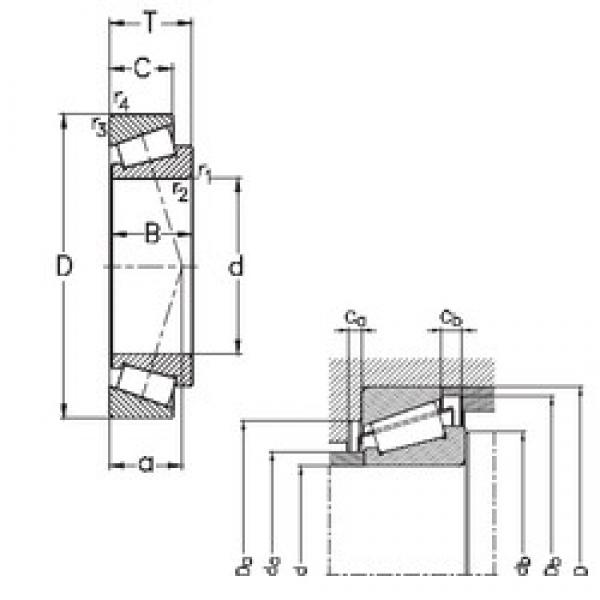 110 mm x 170 mm x 38 mm  NKE 32022-X конические роликовые подшипники #1 image