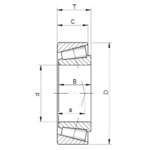 20 mm x 50,005 mm x 14,26 mm  ISO 07079/07196 конические роликовые подшипники #1 image