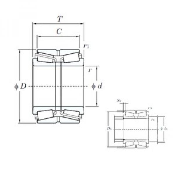 KOYO 46T30211JR/41,5 конические роликовые подшипники #1 image