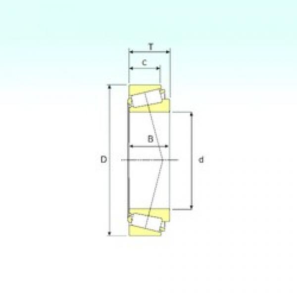 57,15 mm x 96,838 mm x 21,946 mm  ISB 387A/382A конические роликовые подшипники #1 image